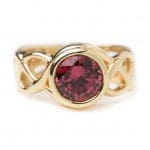 Red Spinel Freeform ring in yellow Red Spinel Freeform ring in yellow from The Brown Goldsmiths Signature Ring Collection